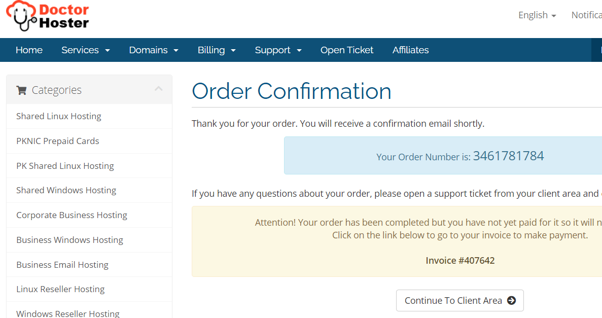 How to use PKNIC Prepaid Card? DoctorHoster Blog